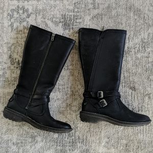 UGG shearling lined leather boots